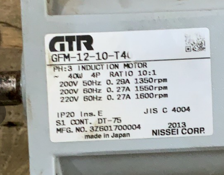 日本原装进口GFM-12-10-T40