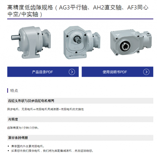 GTR日精齿轮电机AF3F18T80L-BLP01...