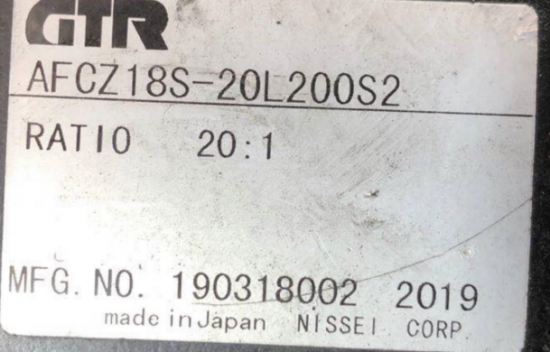NISSEI日本日精减速器AFCZ18S-20L2...