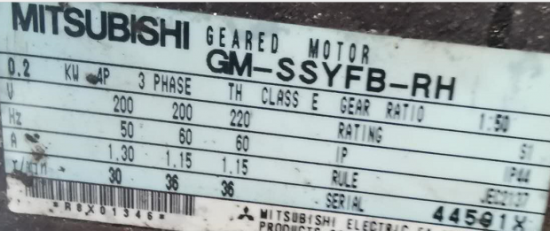 日本三菱电机GM-SSYFB-RH 0.2KW-1...