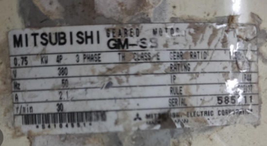 Mitsubishi三菱马达GM-SPB 0.75...